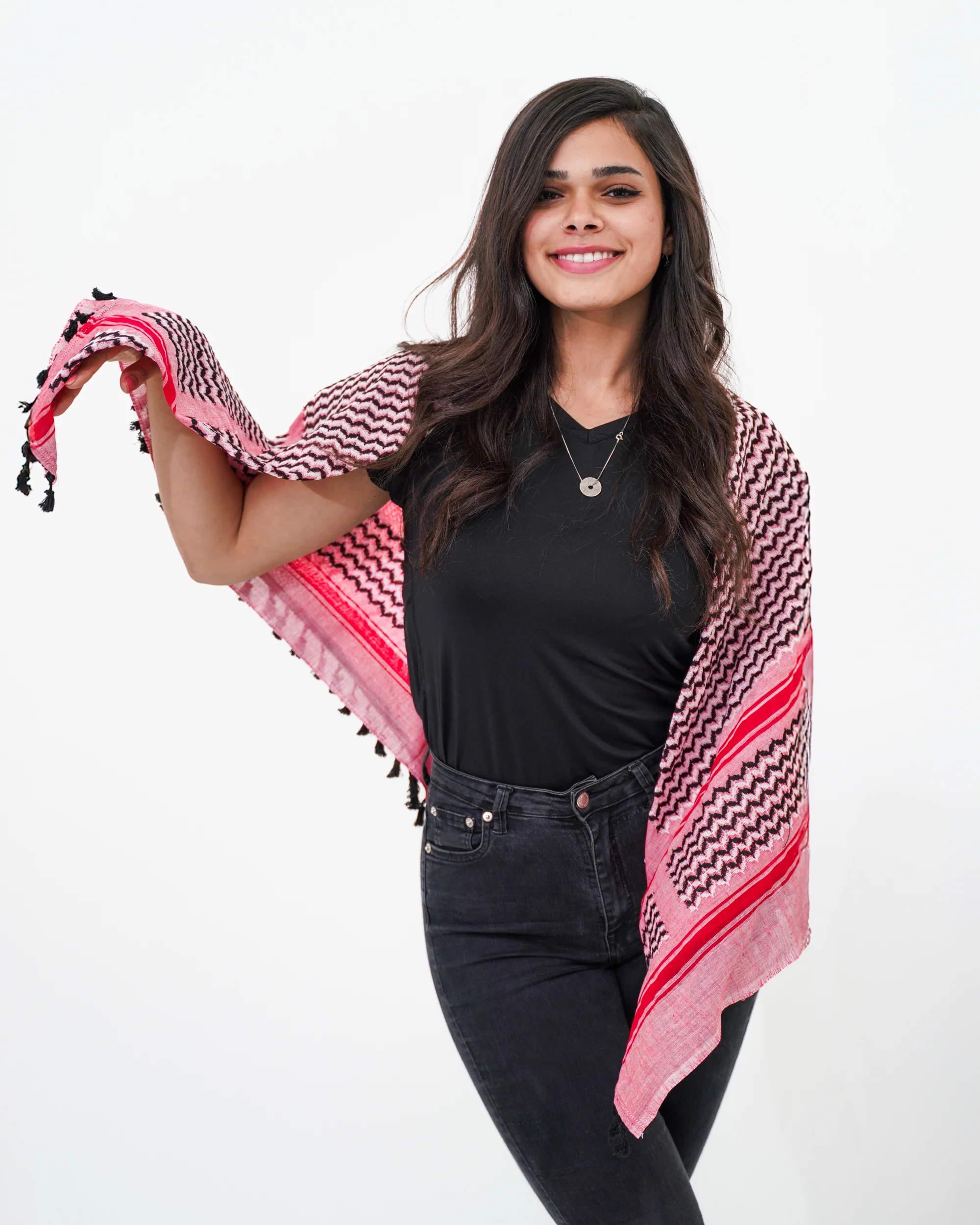 Amal Pink Hirbawi® Kufiya - Image 2