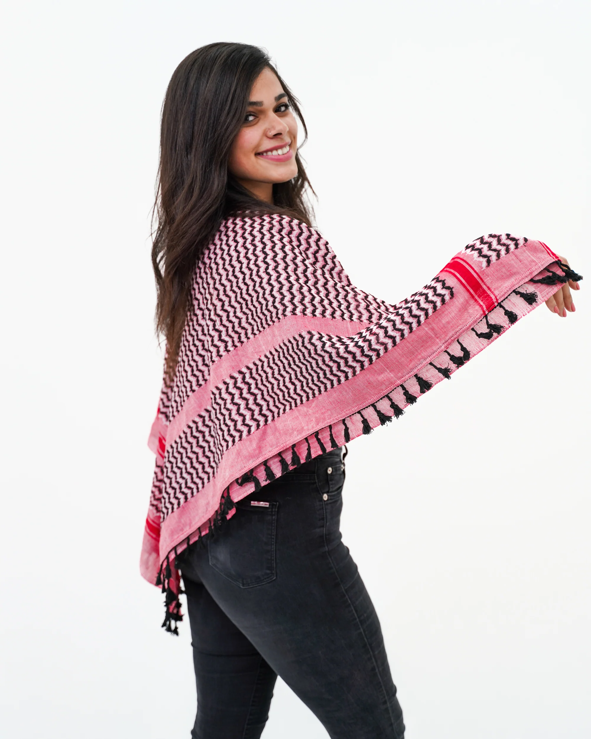 Amal Pink Hirbawi® Kufiya - Image 3
