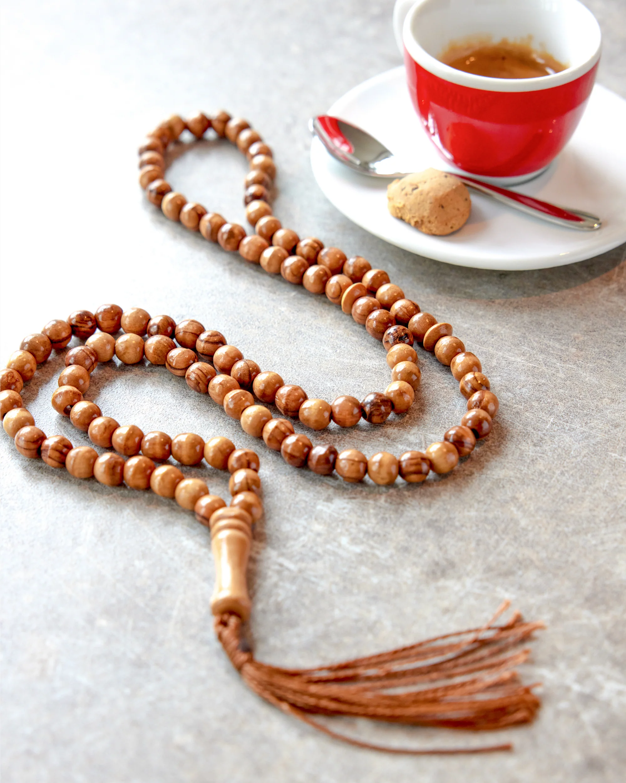 Olive Wood Oasis™ Prayer Beads Ninety Nine - Image 3