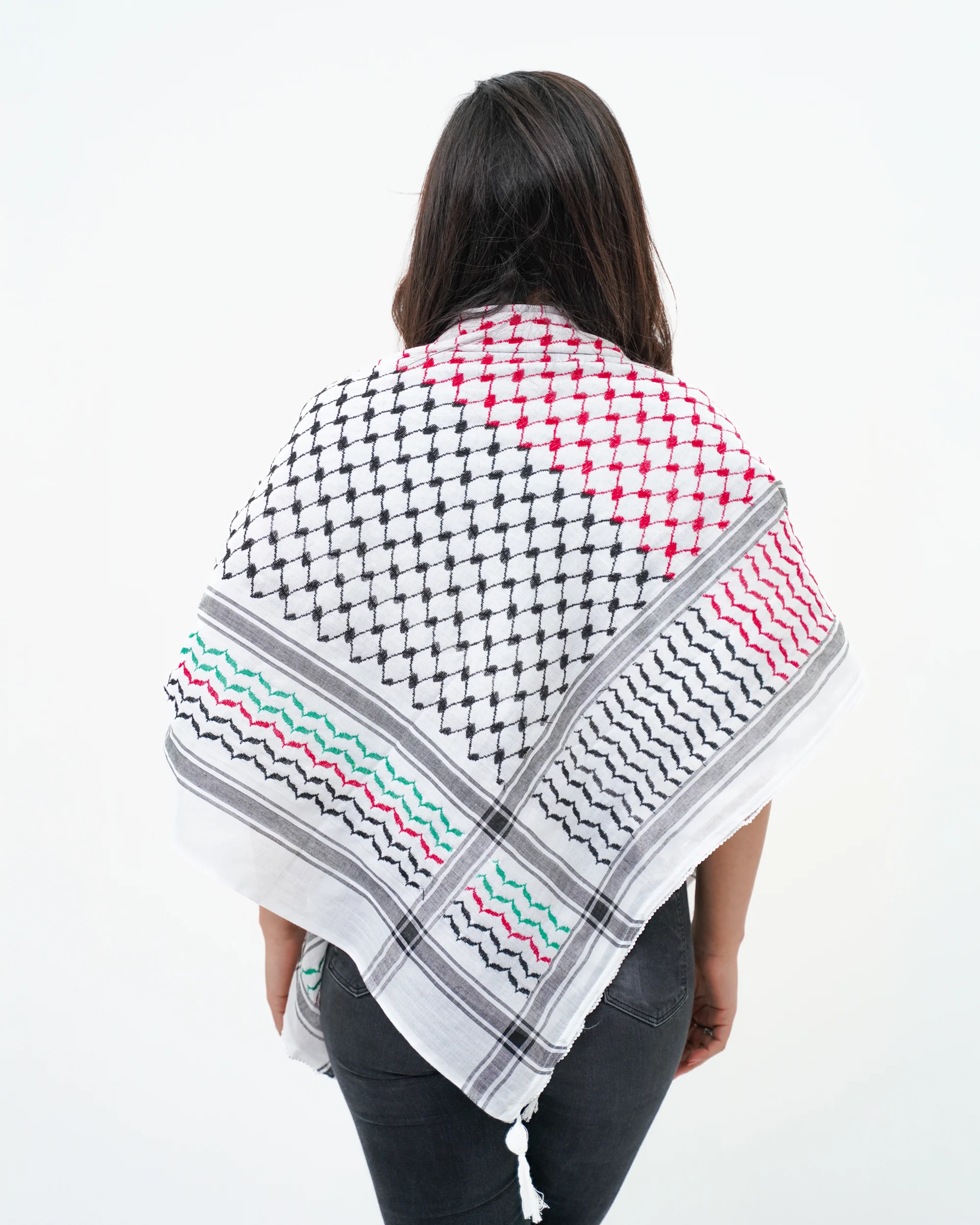 Palestine Flag Hirbawi® Kufiya - Image 3