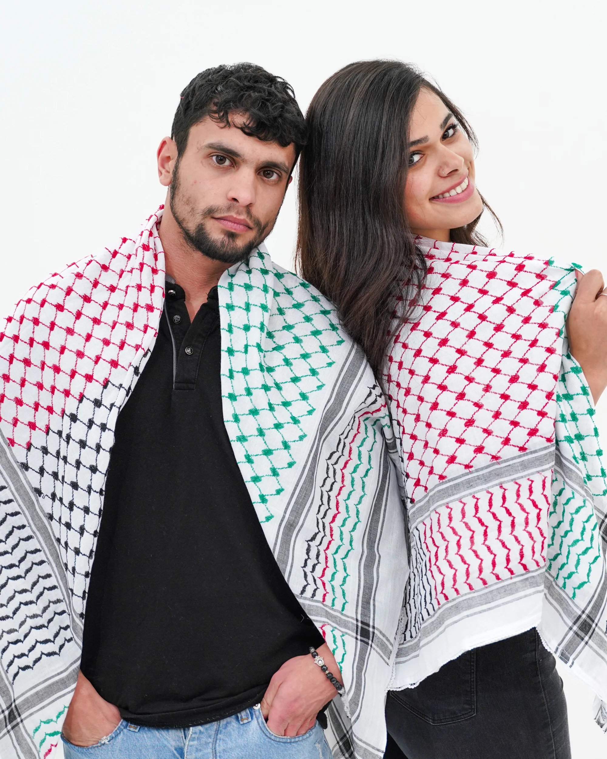 Palestine Flag Hirbawi® Kufiya - Image 4