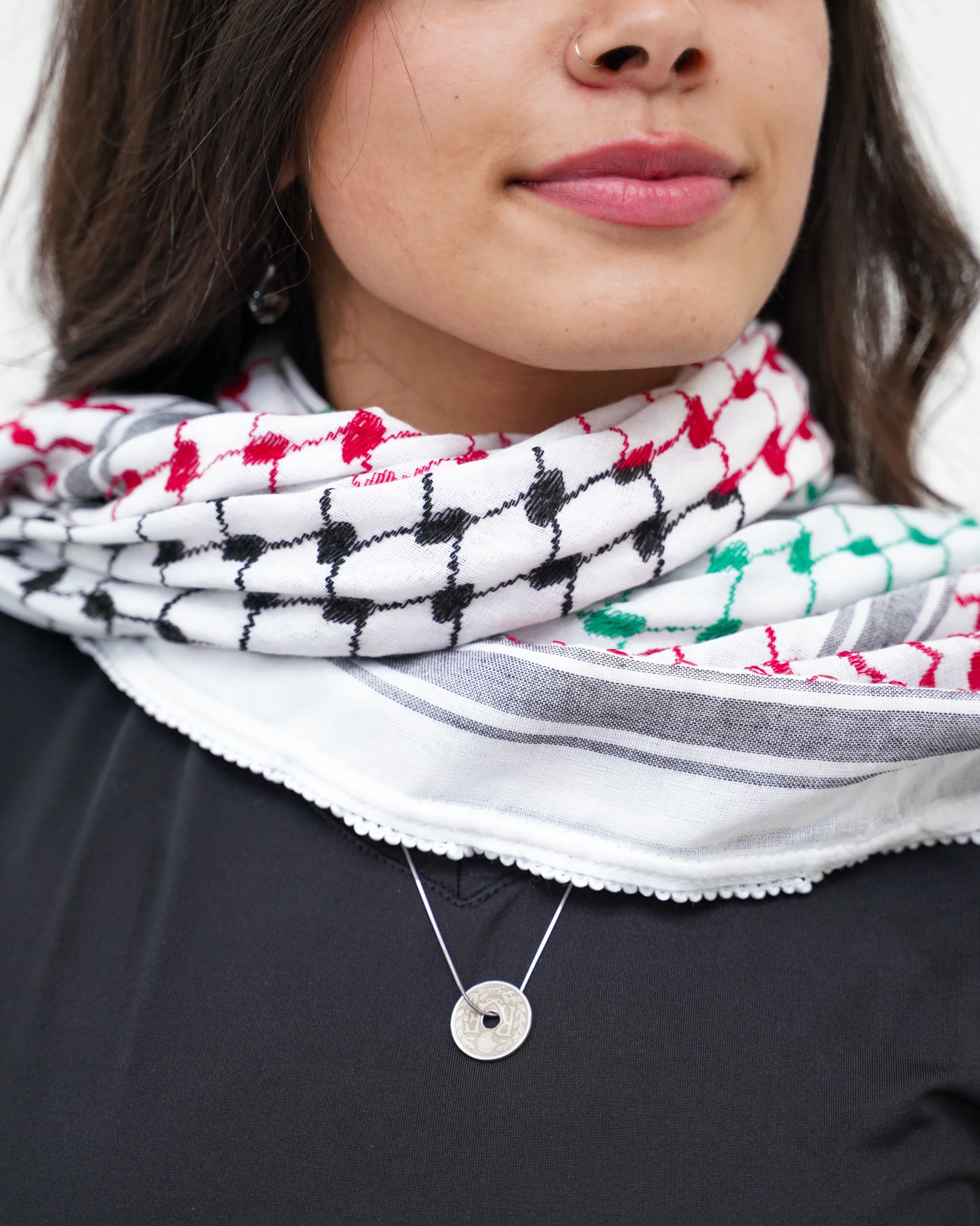 Palestine Flag Hirbawi® Kufiya - Image 5