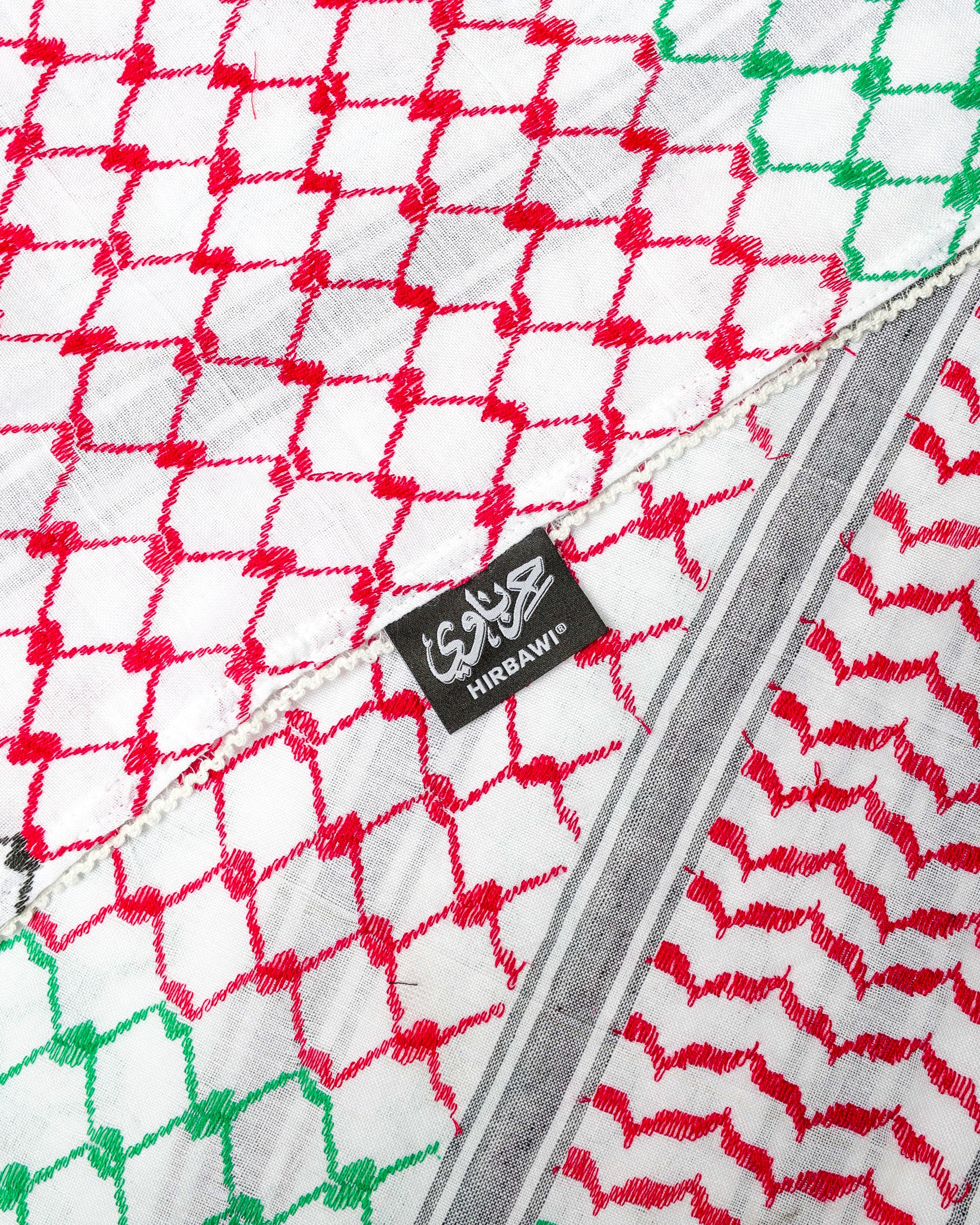 Palestine Flag Hirbawi® Kufiya - Image 6