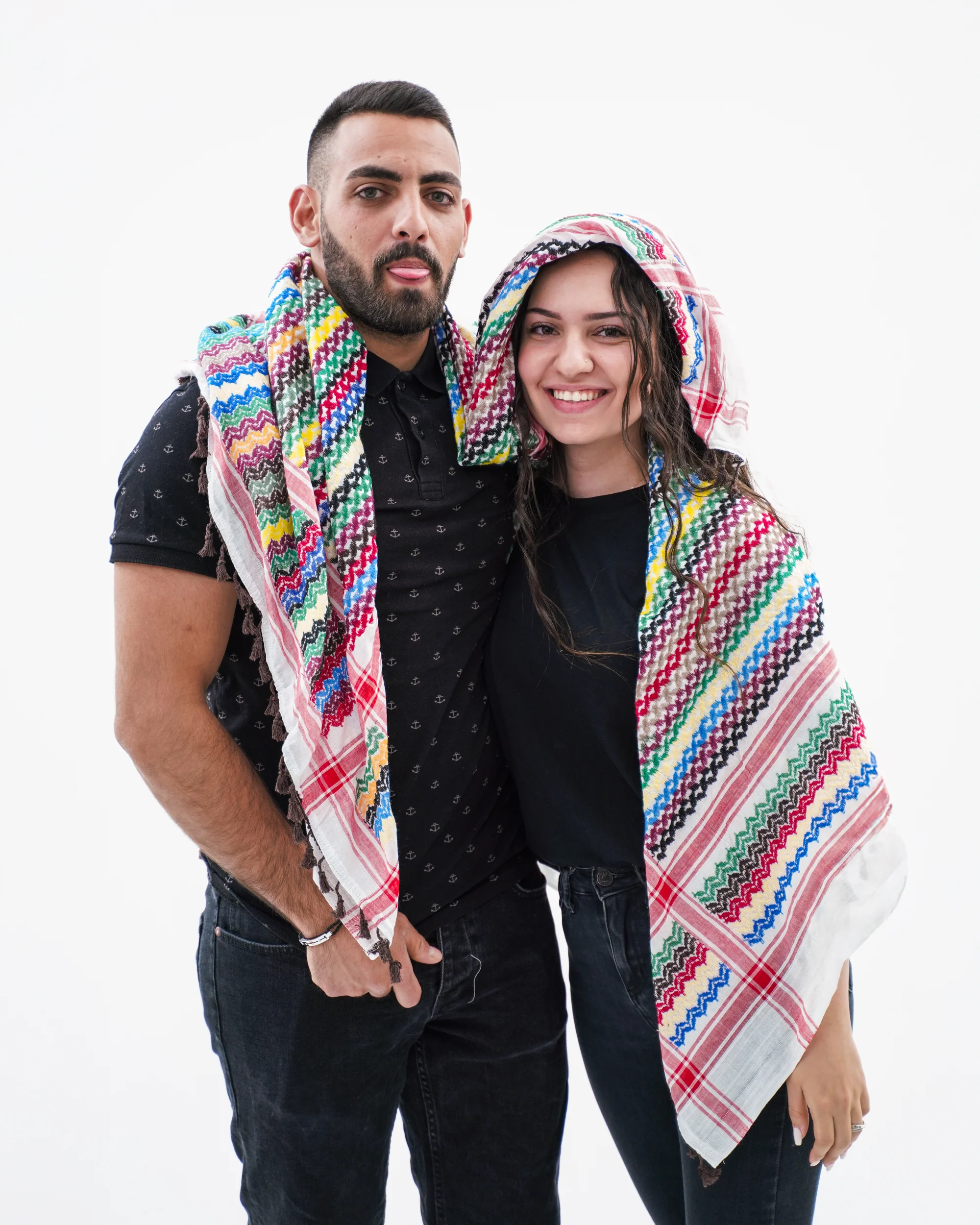 Rainbow Hirbawi® Kufiya - Image 4