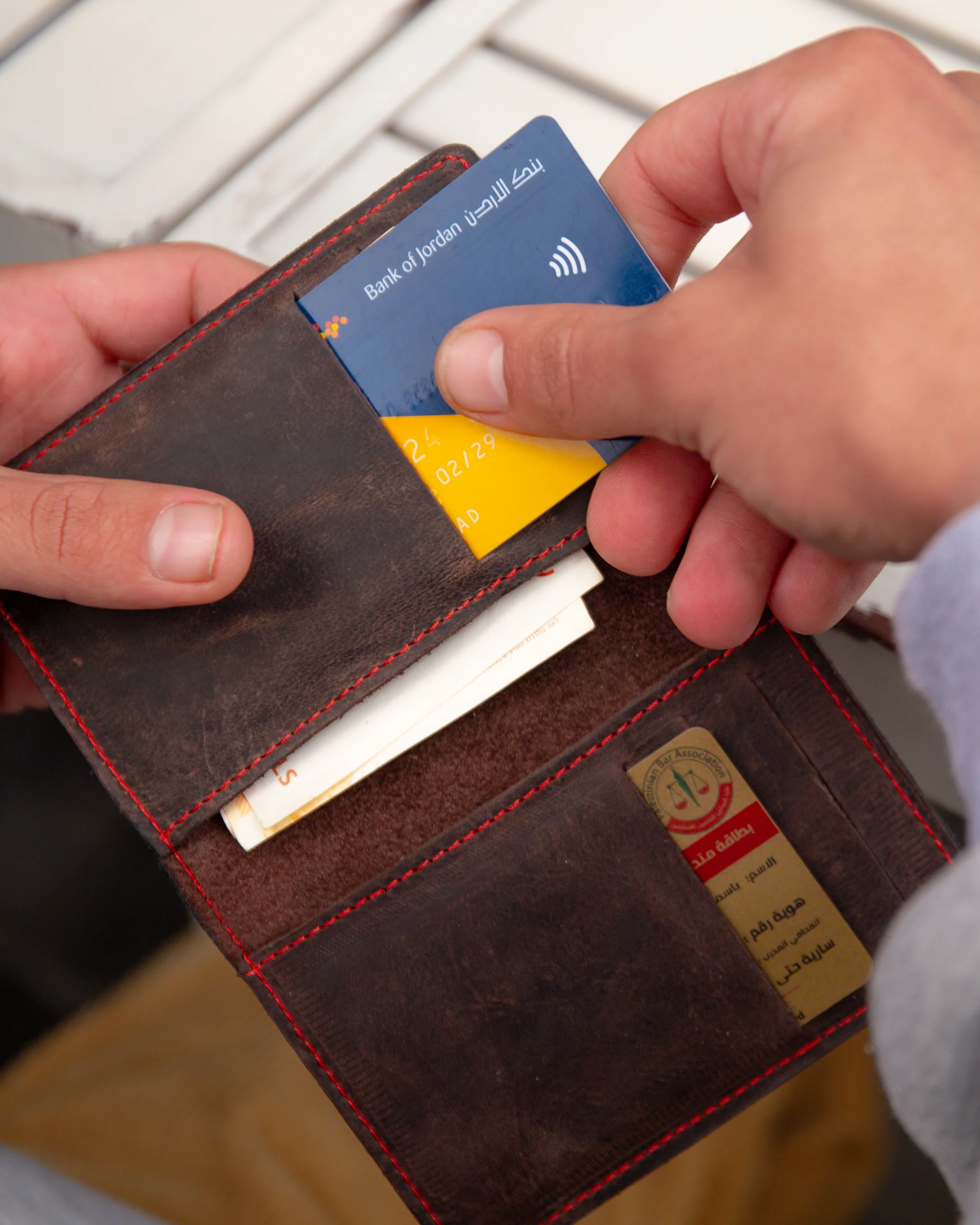 Sumud Masari Leather Wallet - Image 4