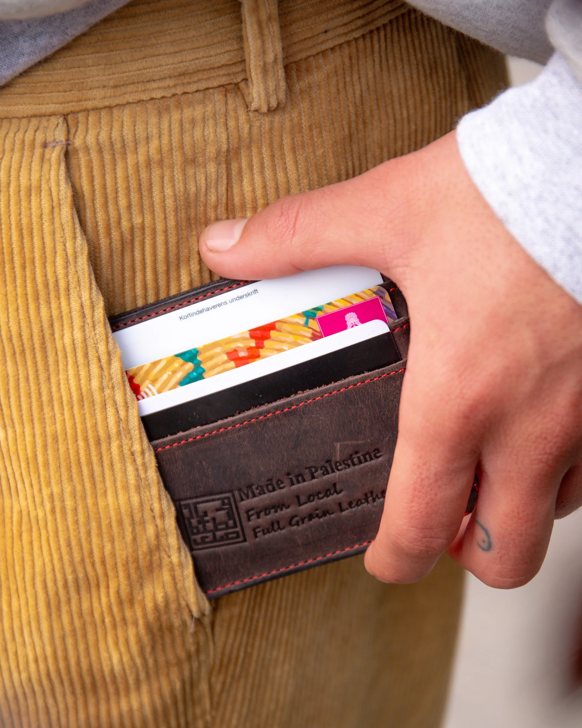 Sumud Sahla Leather Sleeve - Image 4