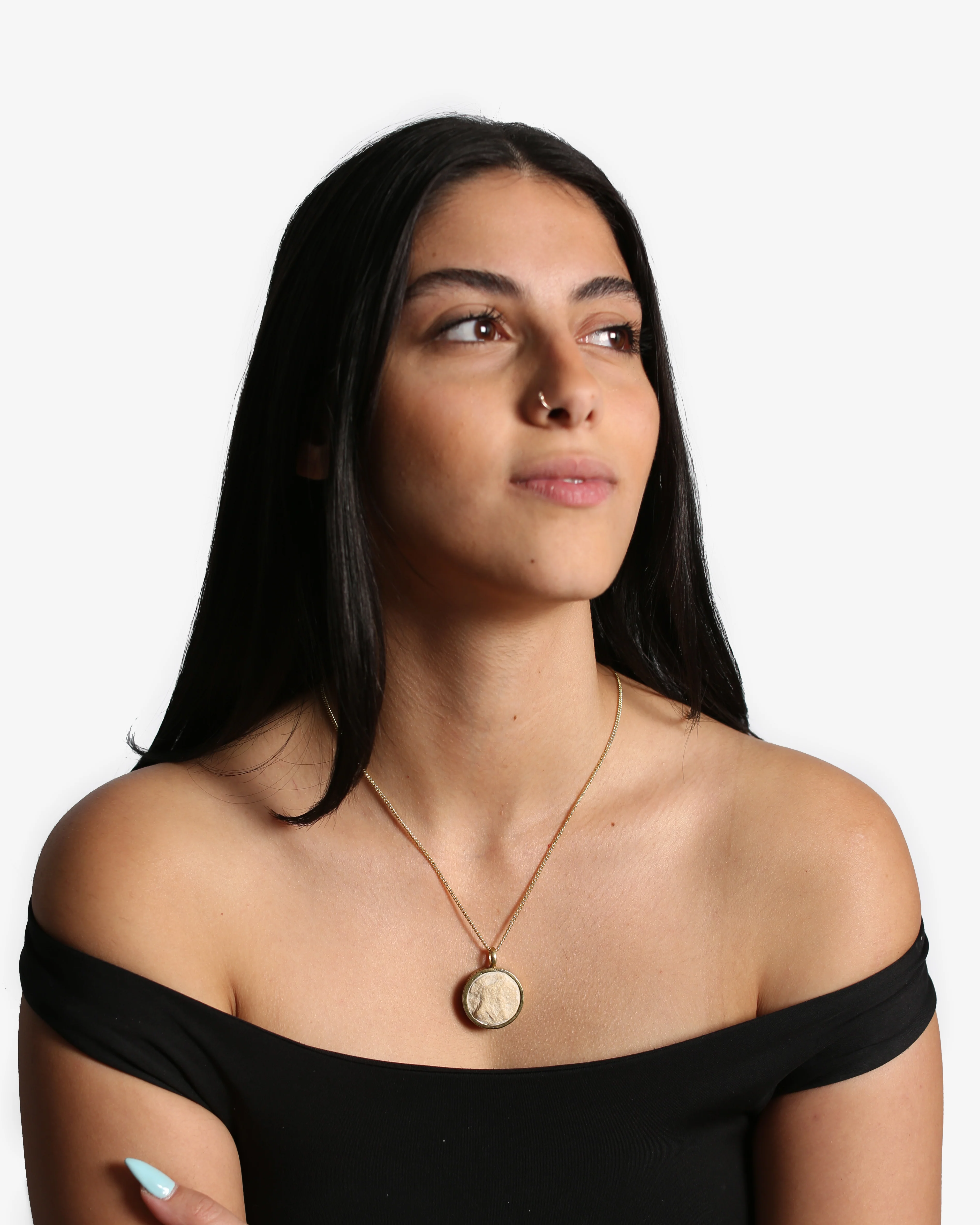Sumud Taffouh Stone Necklace - Image 7