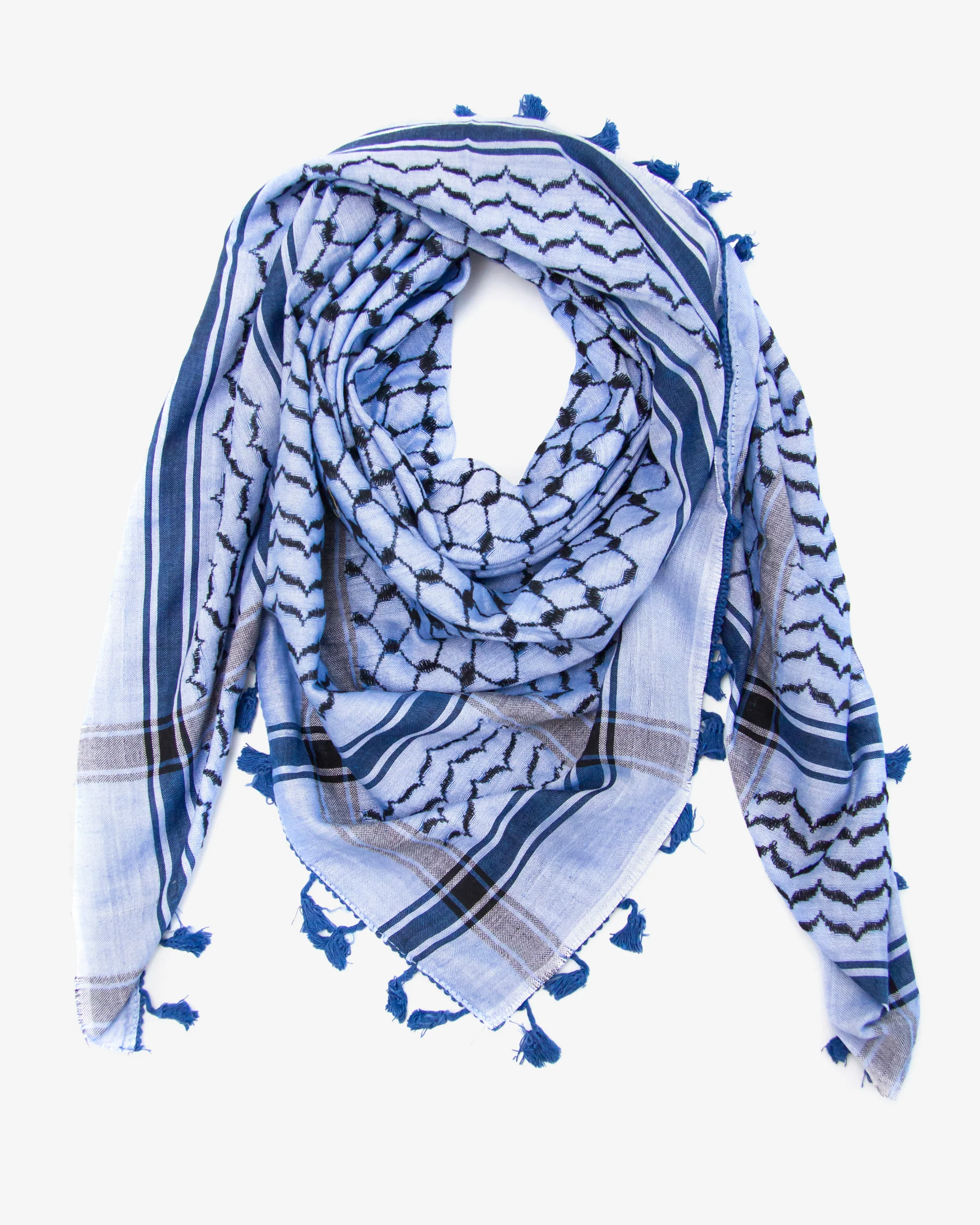 Traditional Blue Hirbawi® Kufiya
